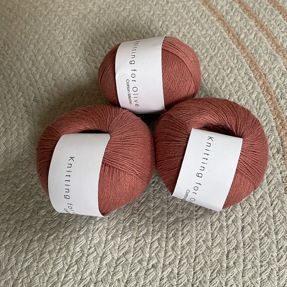 Knitting for Olive Cotton Merino Yarn